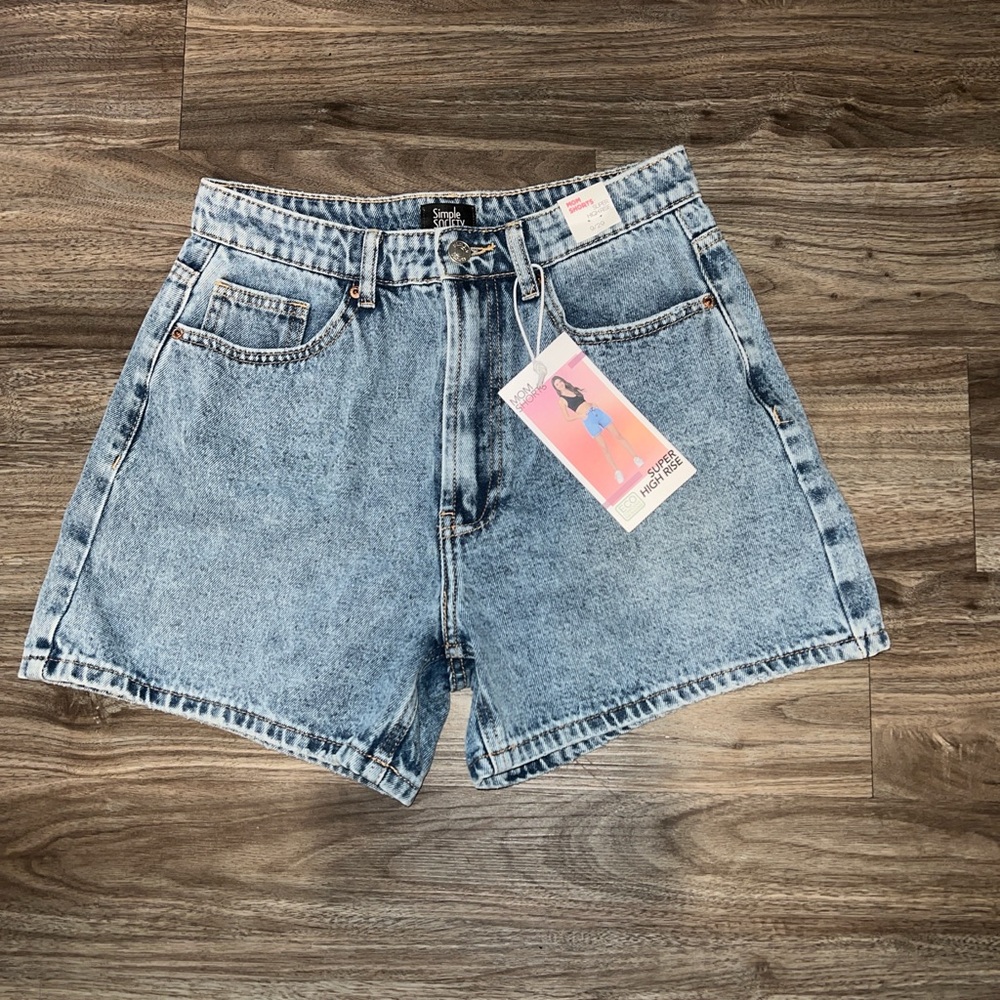 Simple Society High Rise Mom Shorts